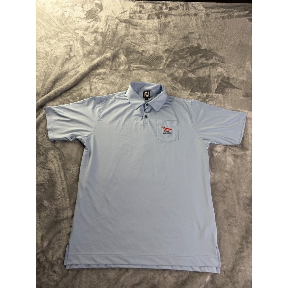 Foot Joy 123rd U.S. Open Lacc Polo Shirt At Los Angeles L Blue Mens
